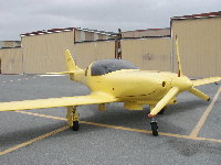 N322Z at hangar