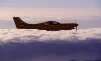N322Z at dusk